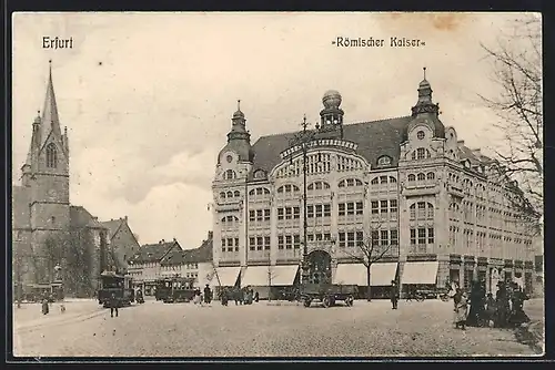 AK Erfurt, Kaufhaus Römischer Kaiser