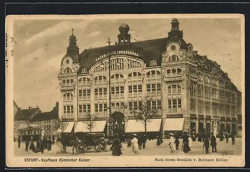 AK Erfurt, Kaufhaus Römischer Kaiser