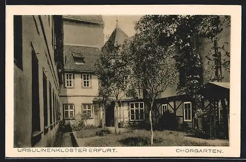 AK Erfurt, Chorgarten im Ursulinenkloster