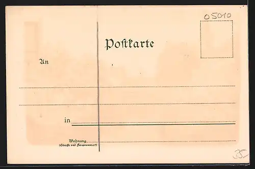 Künstler-AK Marcks: Erfurt, Partie im Venedig