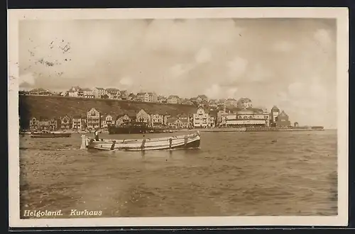 AK Helgoland, Blick zum Kurhaus