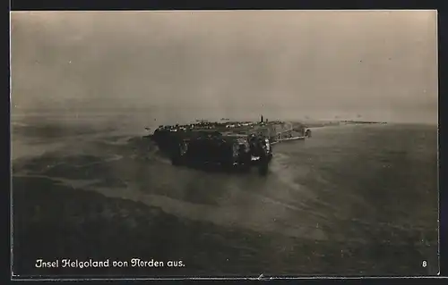 AK Helgoland, Die Insel vom Norden aus