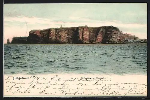 AK Helgoland, Südspitze und Westseite