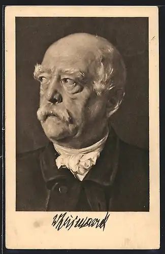 AK Portrait von Otto von Bismarck