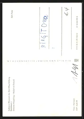 AK Dakota-Häuptling im Indianer-Museum in Radebeul