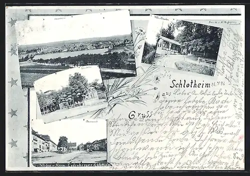 AK Schlotheim, Waldschlösschen, Pferdemarkt