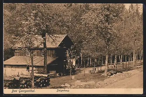 AK Bad Georgenthal / Thür., Gasthof Steigerhof