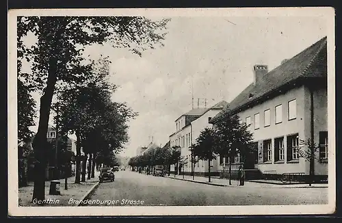 AK Genthin, Partie in der Brandenburger Strasse