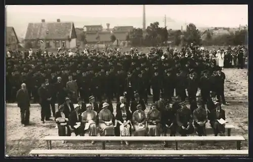 Foto-AK Oker a. H., Teilnehmer beim Hüttenfest 1934
