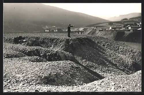 Foto-AK Goslar, Halde der Oker-Hütte