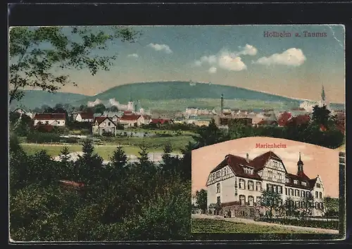 AK Hofheim i. Taunus, Gesamtansicht, Marienheim