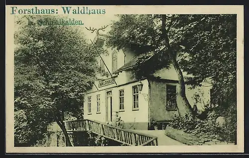AK Schmalkalden / Thür., Gasthaus Waldhaus