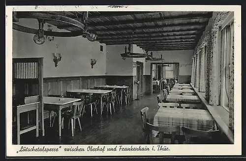 AK Lütsche, Gasthaus Lütschetalsperre, Speiseraum