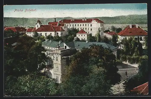 AK Prag / Praha, Bubenec, Ortsansicht aus der Vogelschau