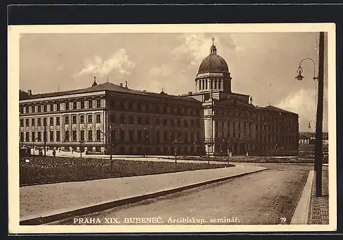 AK Prag / Praha-Bubenec, Arcibiskup seminar