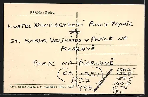 AK Prag / Praha, Karlov