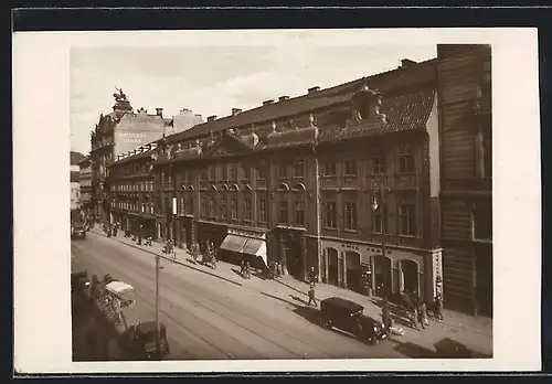 AK Prag, Graben, Deutsches Haus