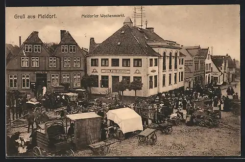 AK Meldorf, Wochenmarkt bei der Apotheke