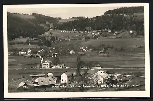 AK Micheldorf, Kärntner Talkumwerke Hirt und Kuranstalt Agathenhof