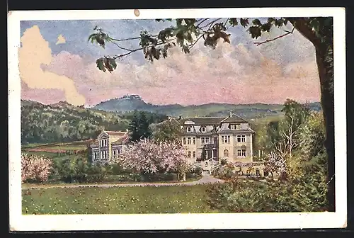 Künstler-AK Fehring, Hatzendorf, Heilstätte Dr. Lemperg