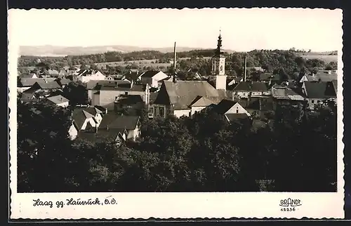 AK Haag im Hausruck, Ortsansicht mit Kirche