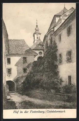 AK St. Lorenzen am Wechsel, Schloss Festenburg, Hof