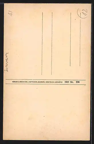 AK Golling, Pass Lueg, Struber-Denkmal