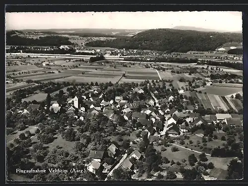 AK Veltheim, Gesamtansicht, Fliegeraufnahme