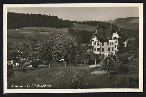 AK Langnau im Emmental, Partie am Erholungsheim