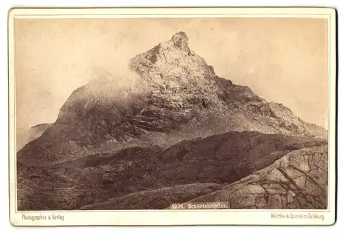 Fotografie Würthle & Spinnhirn, Salzburg, Ansicht Maria Alm am Steinernen Meer, Blick nach der Schönfeldspitze