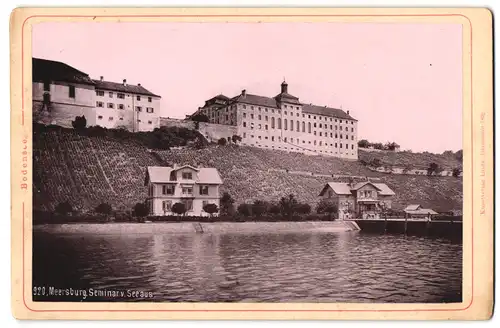 Fotografie Lautz, Darmstadt, Ansicht Meersburg, Blick vom Bodensee nach dem Seminar mit Villen am See
