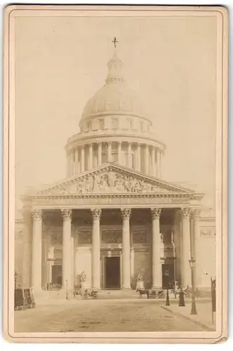 Fotografie unbekannter Fotograf, Ansicht Paris, Blick auf das Pantheon