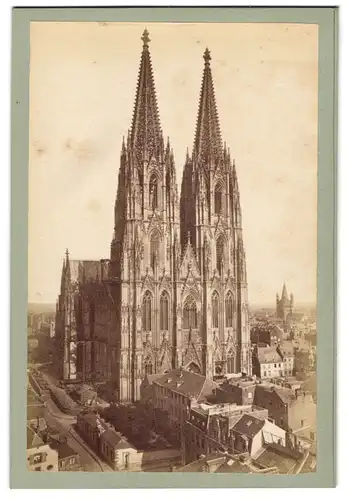 Fotografie unbekannter Fotograf, Ansicht Köln, Blick auf den Kölner Dom