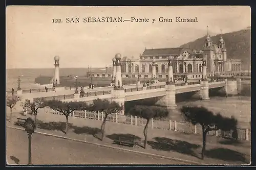 AK San Sebastian, Puente y Gran Kursaal