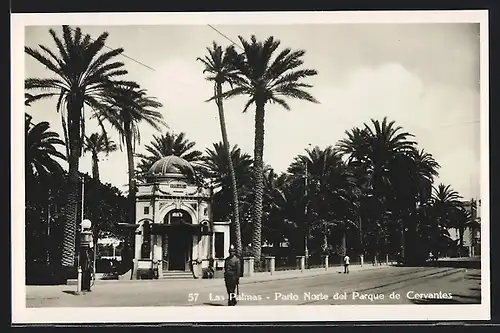 AK Las Palmas, Parte Norte del Parque de Cervantes