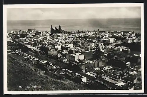 AK Las Palmas, Blick auf die Stadt
