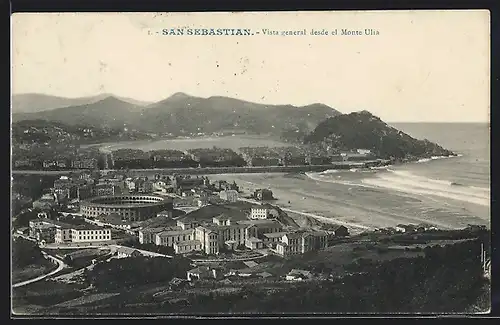 AK San Sebastian, Vista general desde el Monte Ulia