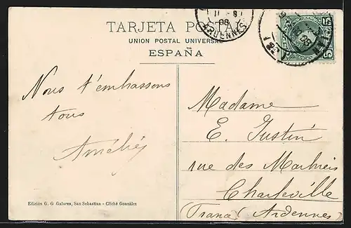 AK San Sebastian, Vista general desde el Monte Ulia