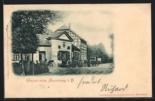 AK Stolberg, Partie am Gasthaus Auerberg