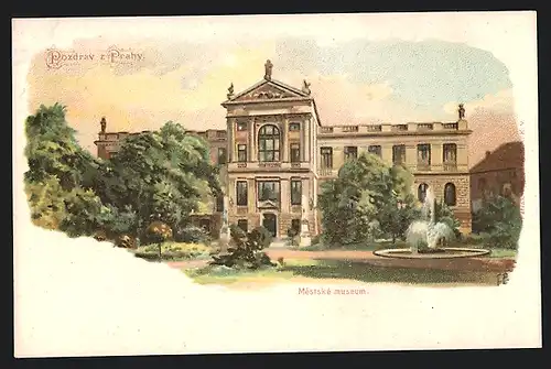 Lithographie Prag / Praha, Mestské museum