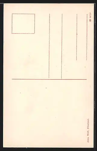 AK Friedland i. B., Teilansicht des Schlosses