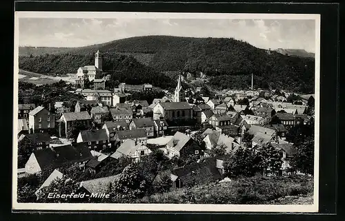 AK Eiserfeld-Mitte, Ortsansicht mit Umgebung