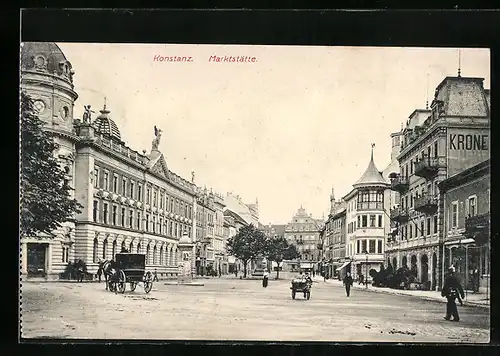 AK Konstanz, Partie an der Marktstätte