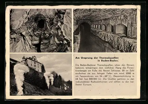 AK Baden-Baden, Ursprung der Thermalquellen