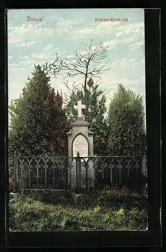 AK Jübek, Krieger-Denkmal im Park