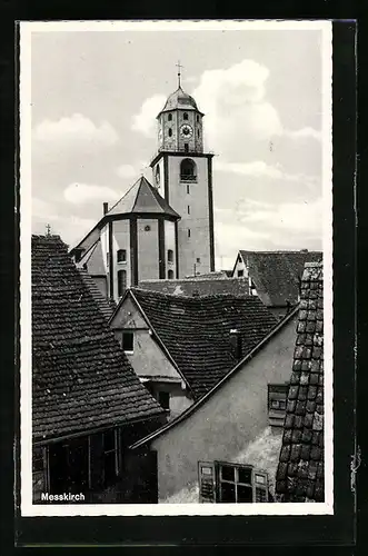 AK Messkirch, Ortsansicht mit Kirche