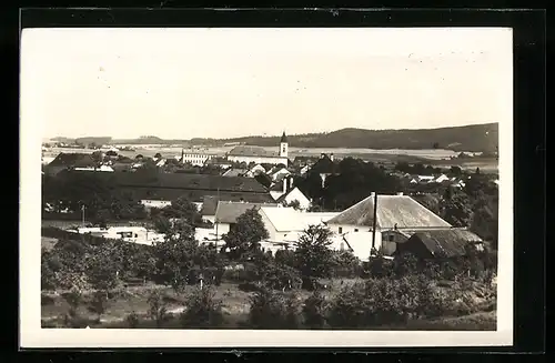 AK Ronov n. D., Panorama mit Kirche