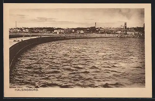 AK Helsingborg, Ansicht vom Wasser