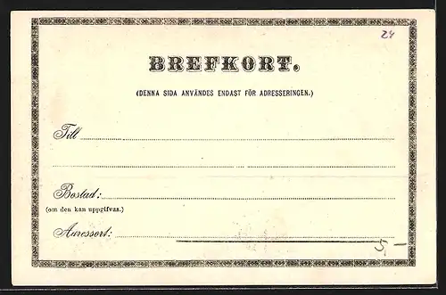 AK Helsingborg, Ortsansicht mit Rathaus