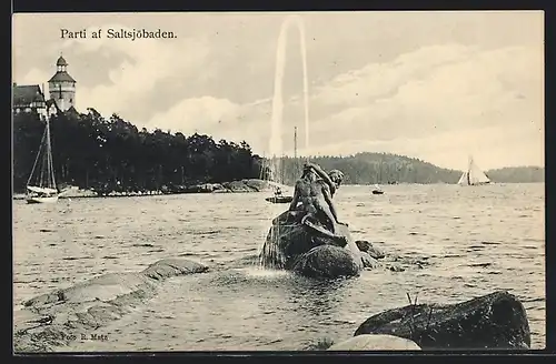 AK Saltsjöbaden, Wasserspeiher im See